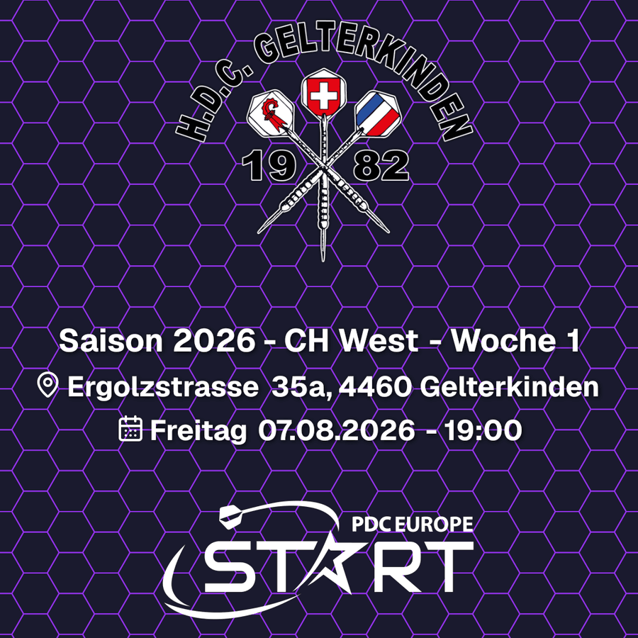 PDC Europe Start - Woche 1